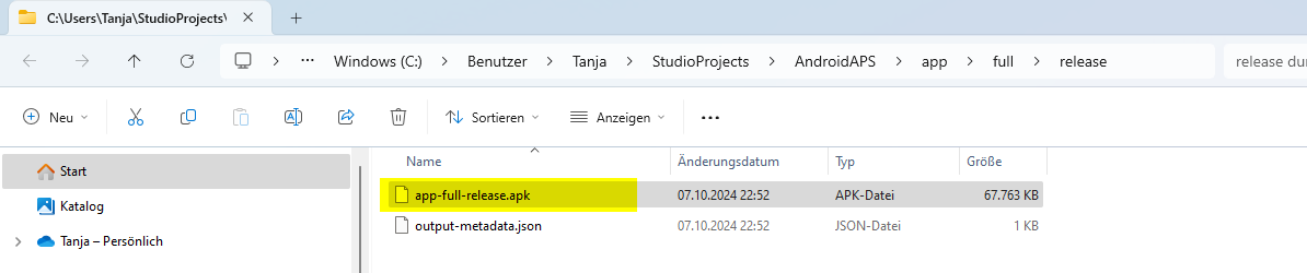File location apk