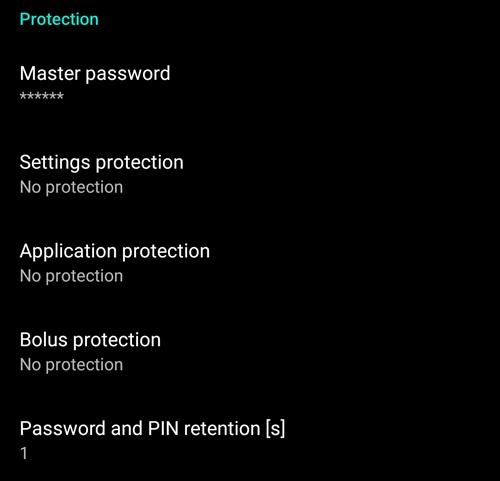 Preferences > General - Protection