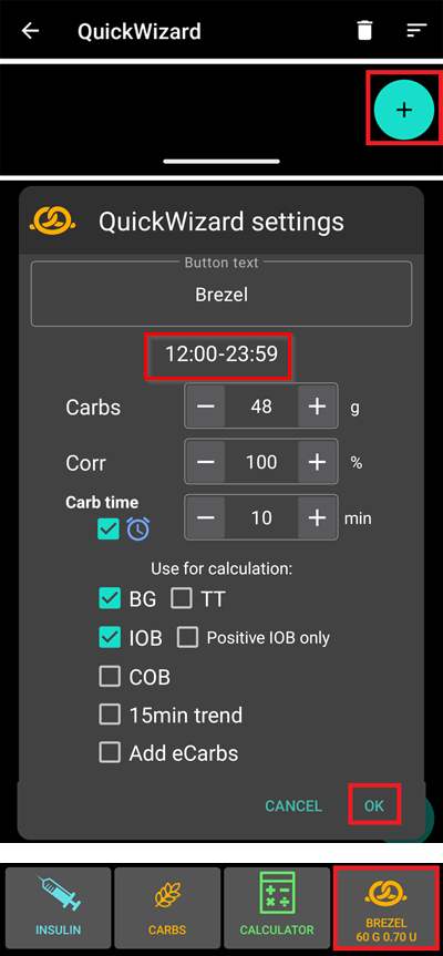 Preferences > Quick Wizard Button Setup